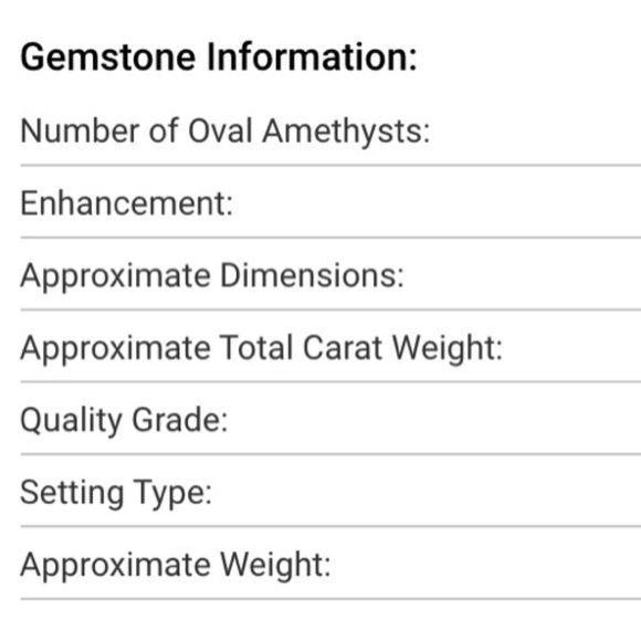 Oval Amethyst Stud Earrings - Picture 7 of 8